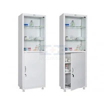 Шкаф медицинский HILFE МД 1 1760/SG верх стекло, низ сталь
